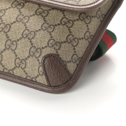Gucci GG Supreme Monogram Neo Vintage Web Belt Bag Brown 9 of 9