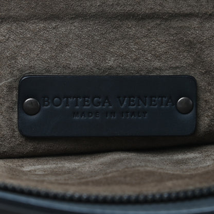 Bottega Veneta Gilded Waxed Leather Large Pouch Gold Black 6 of 7