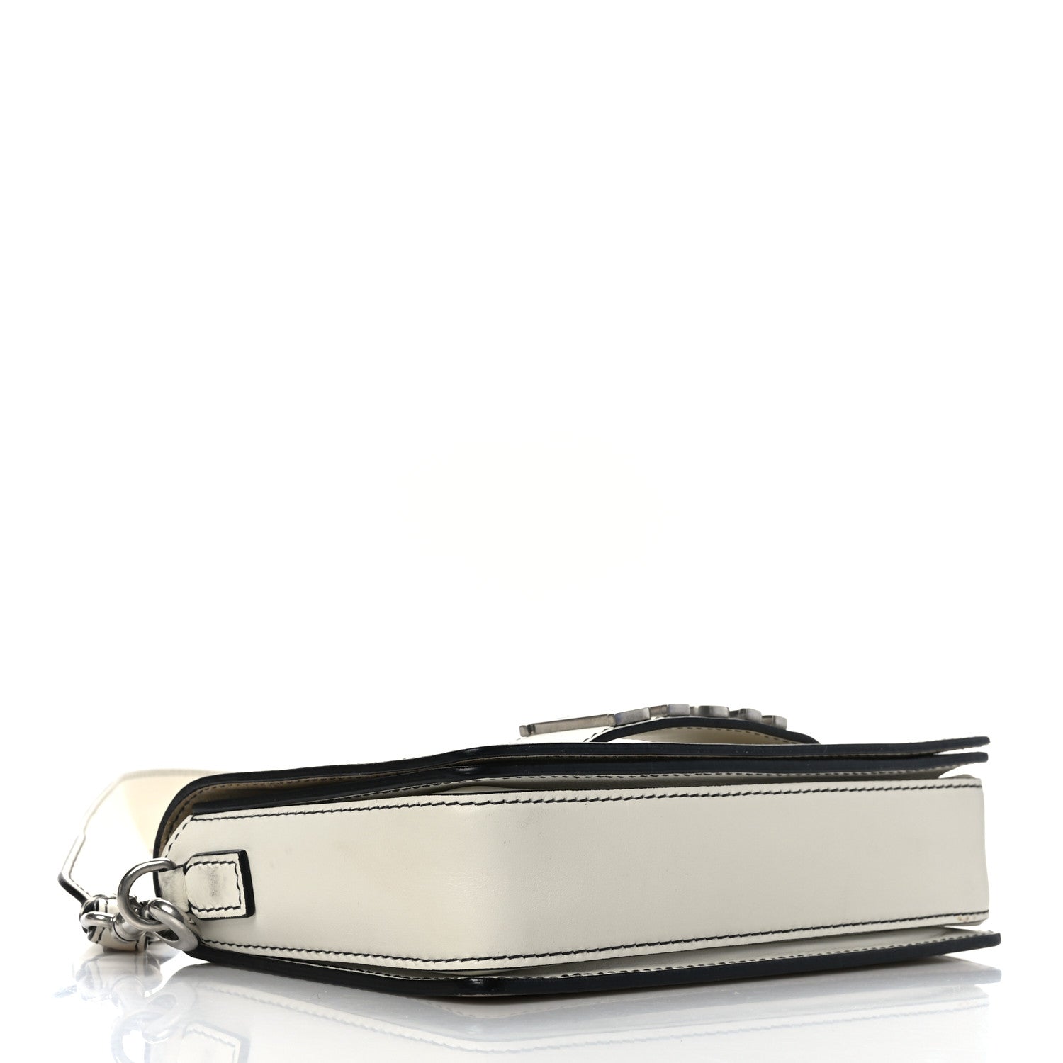 Christian Dior Smooth Calfskin Dio(r)evolution Flap Bag Off White 4 of 9