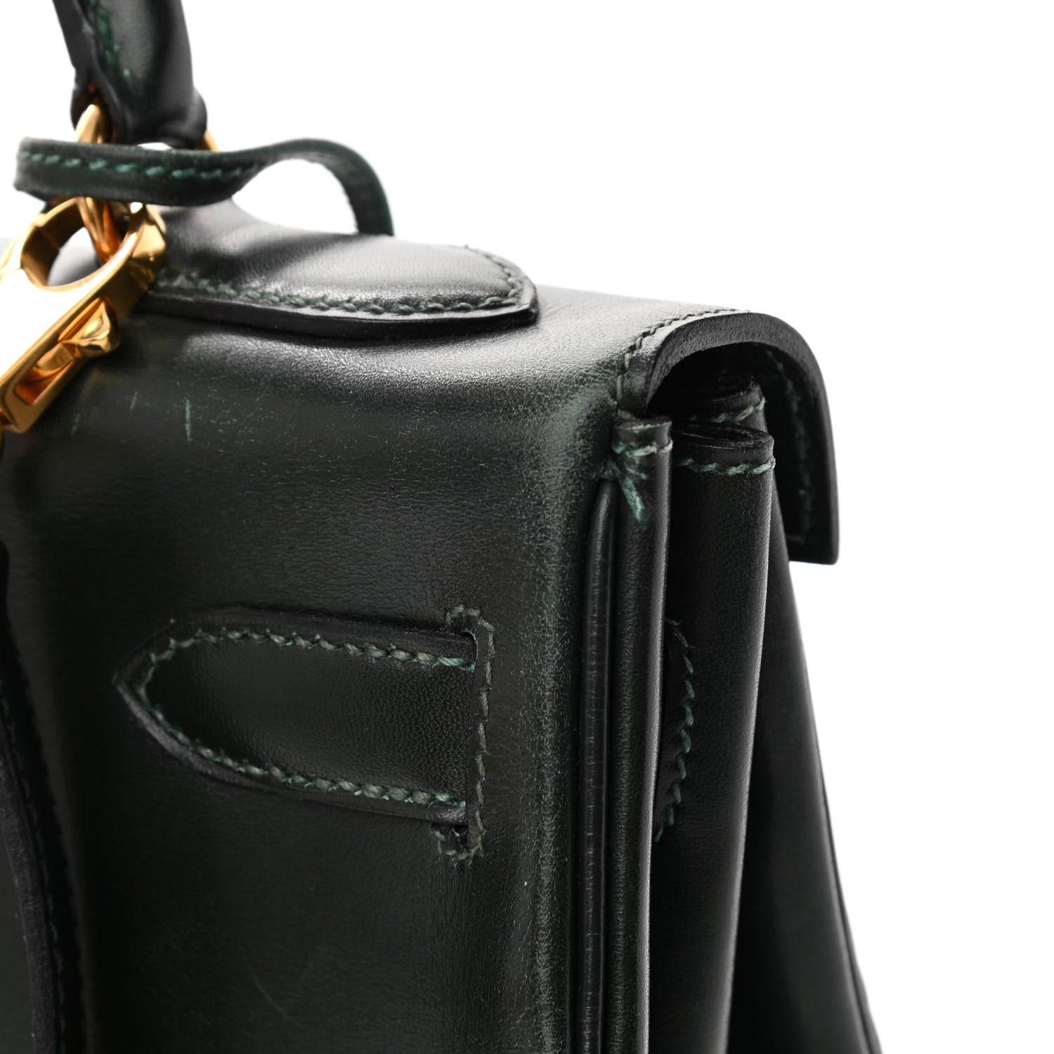 Hermes Box Kelly Retourne 32 Vert Fonce 21 of 25