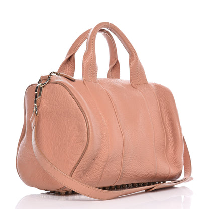 Alexander Wang Soft Pebbled Lambskin Rocco Tan Pale Gold Hardware 3 of 16