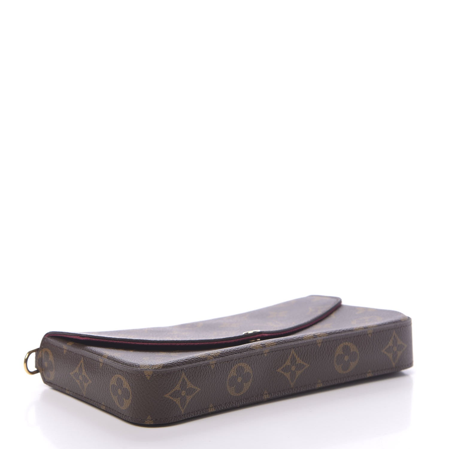 Louis Vuitton Monogram Pochette Felicie Chain Wallet Fuchsia 4 of 9