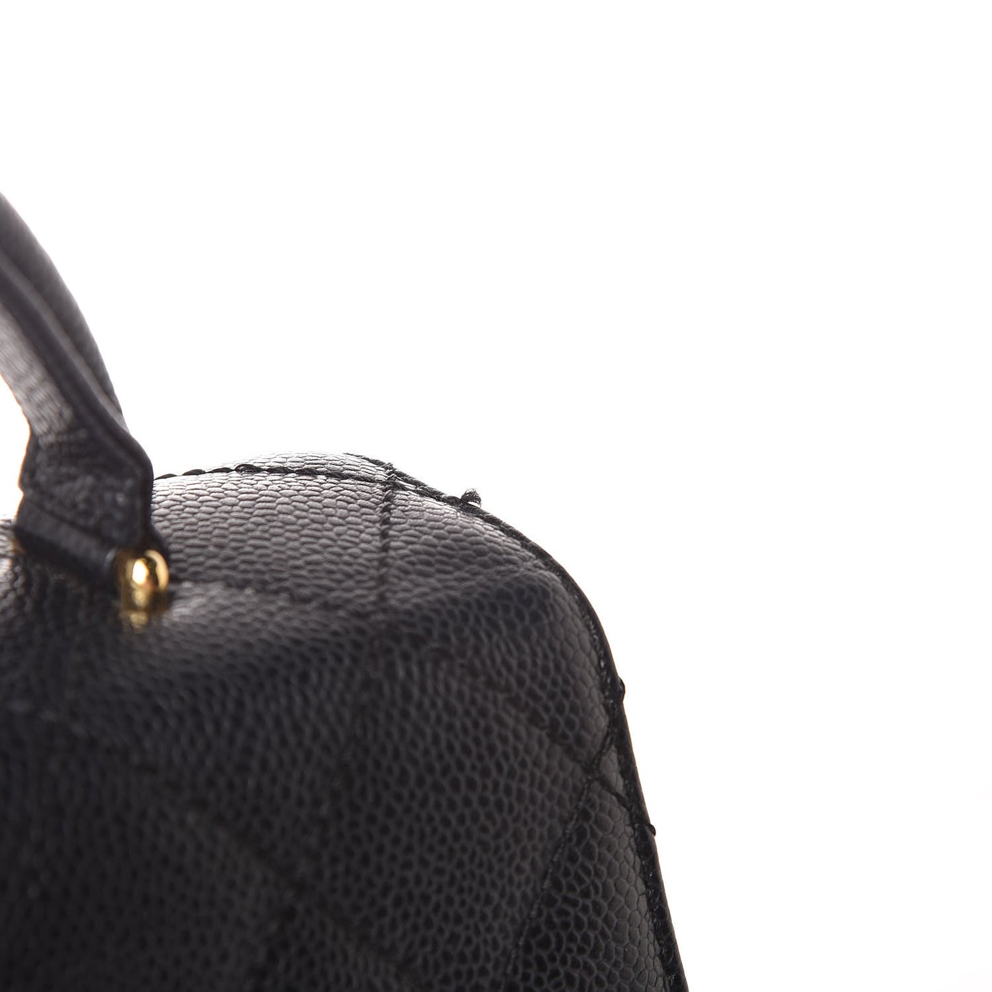 Caviar Quilted Jumbo Kelly Flap Black