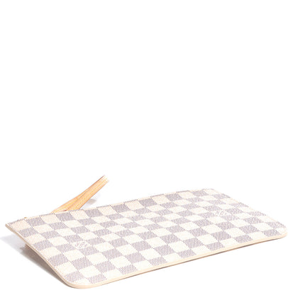 Louis Vuitton Damier Azur Neverfull MM GM Pochette 4 of 8