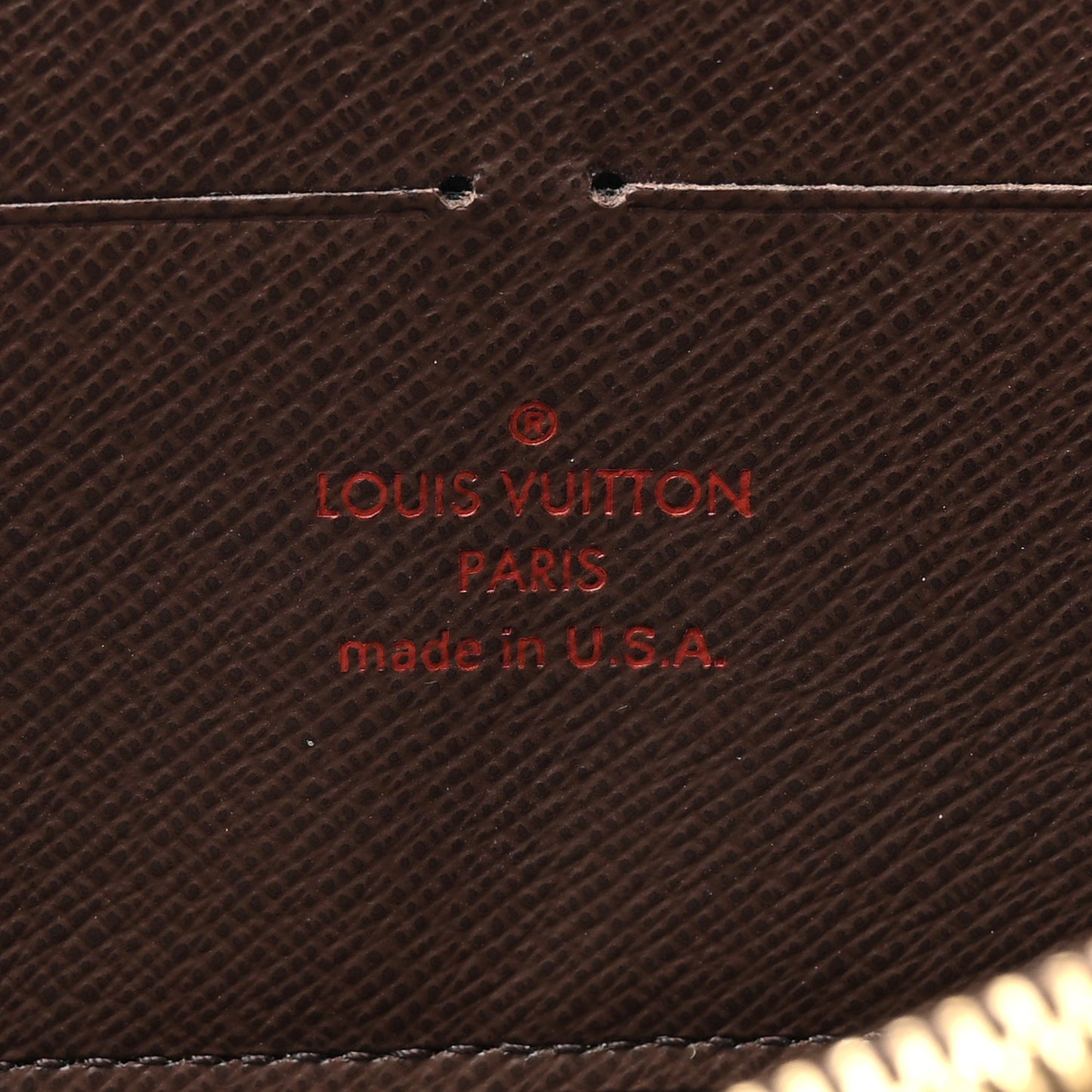 Damier Ebene Zippy Wallet