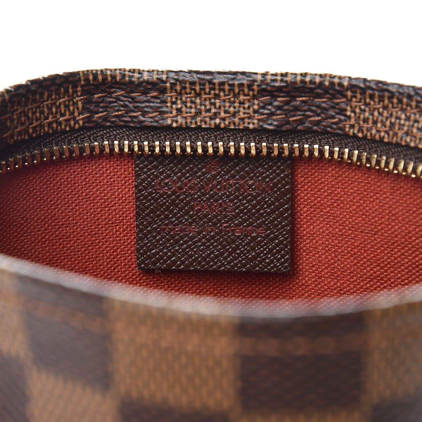 Damier Ebene Trousse Make Up Bag Pochette