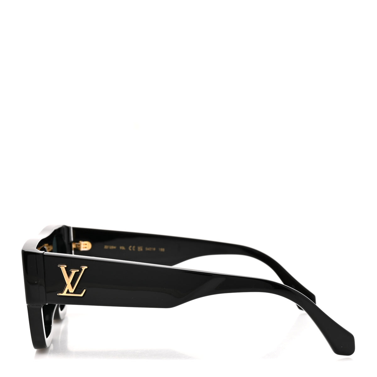 Acetate LV Clash Square Large Sunglasses Z2125W Black