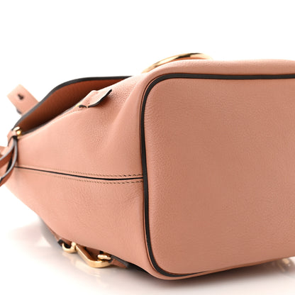 Chloe Suede Calfskin Small Faye Backpack Nougat 8 of 9
