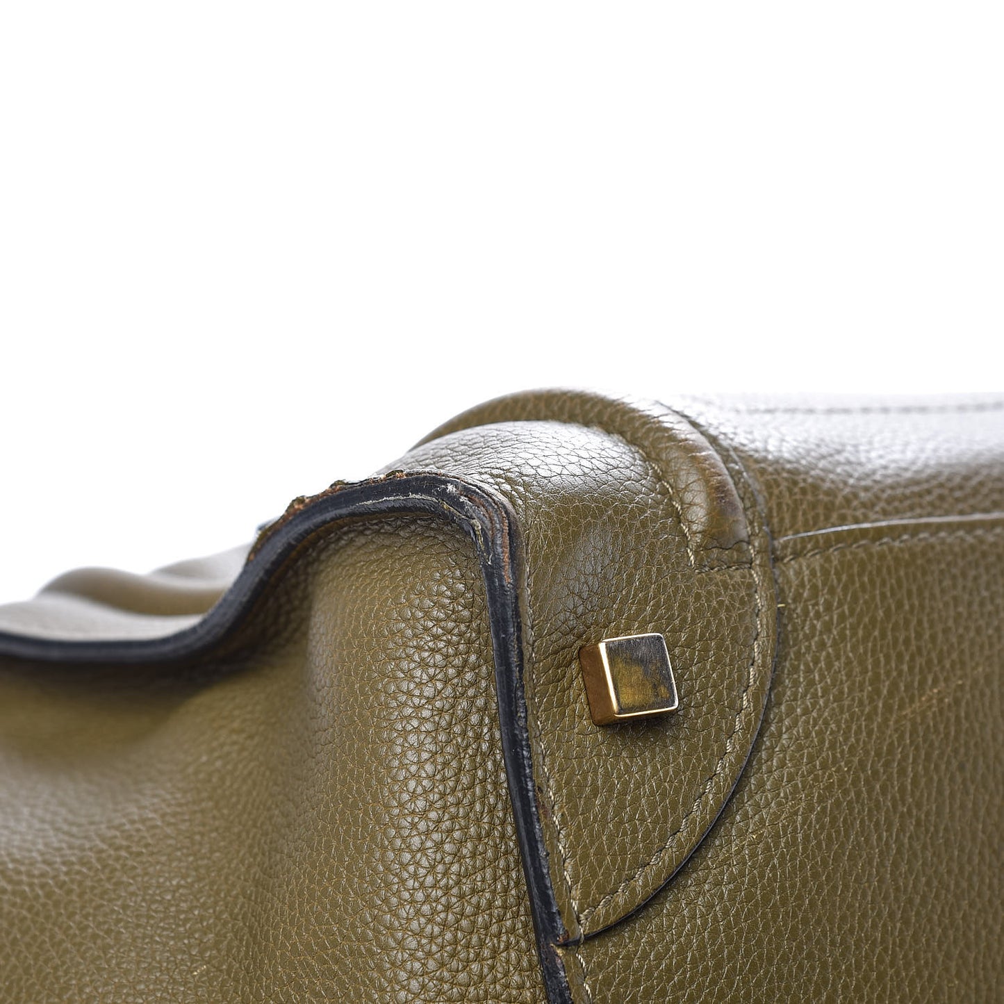 Drummed Calfskin Mini Luggage Jungle