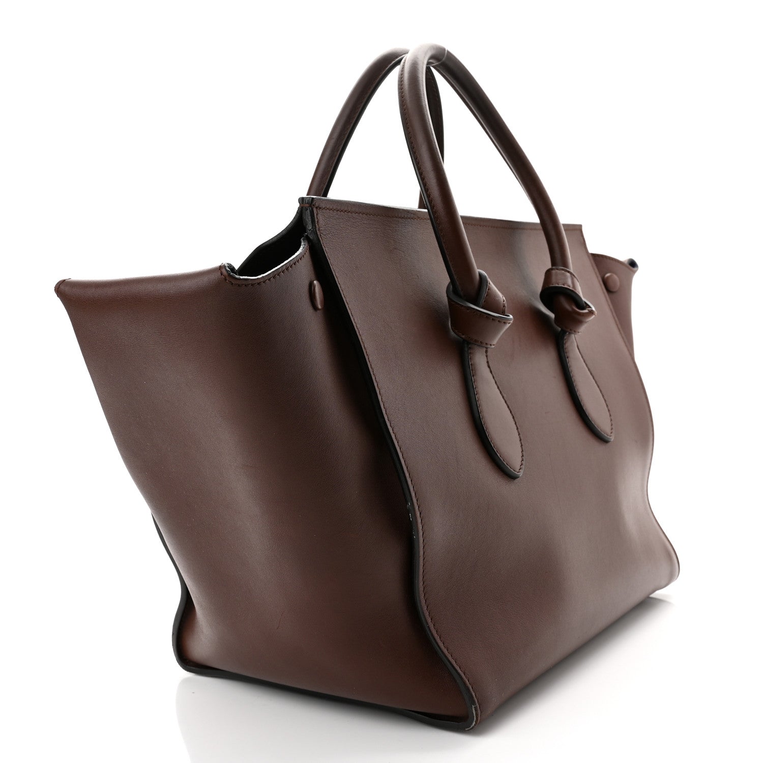 Celine Natural Calfskin Medium Tie Knot Tote Acajou 3 of 12