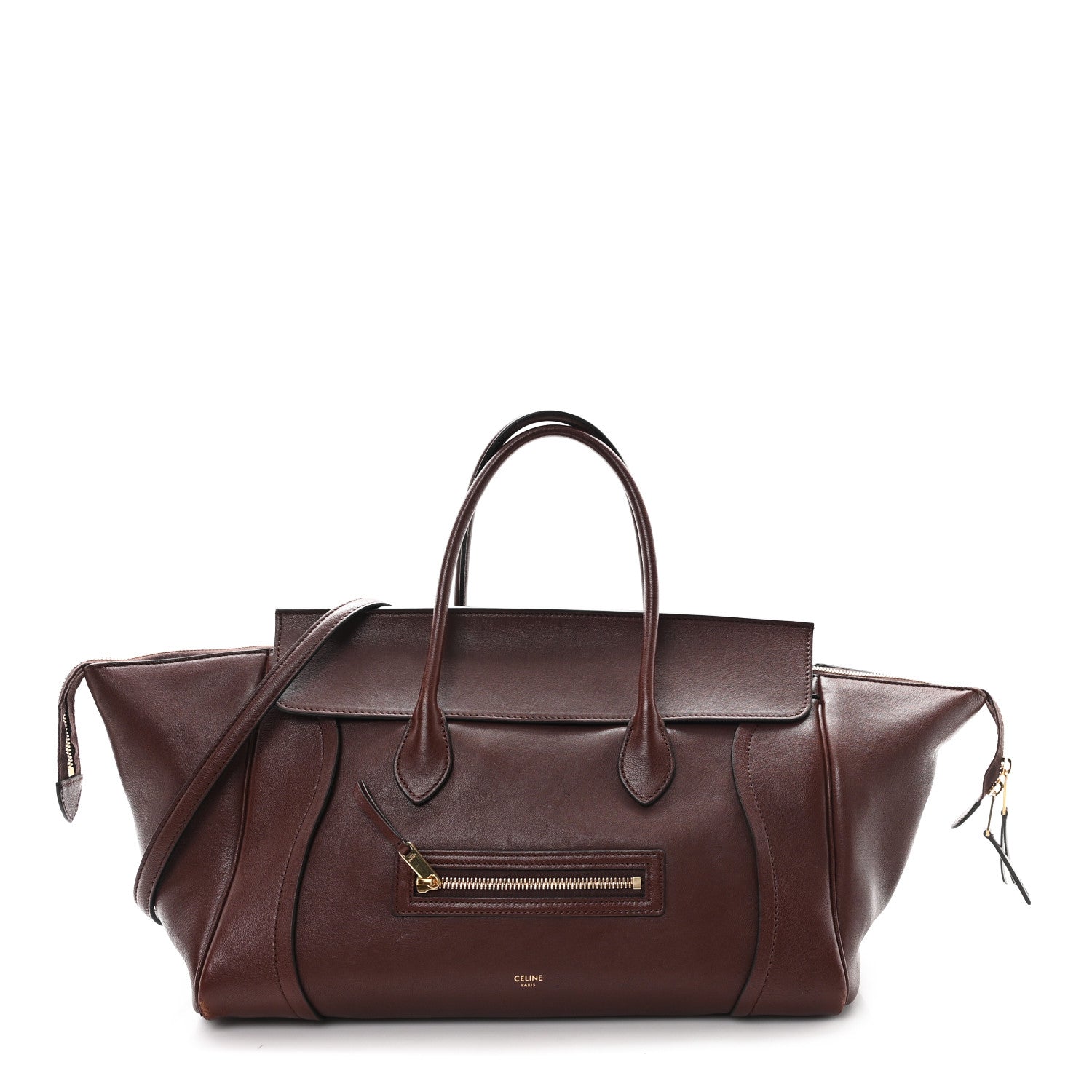 Celine Supple Shiny Lambskin Medium New Luggage Brick 1 of 11