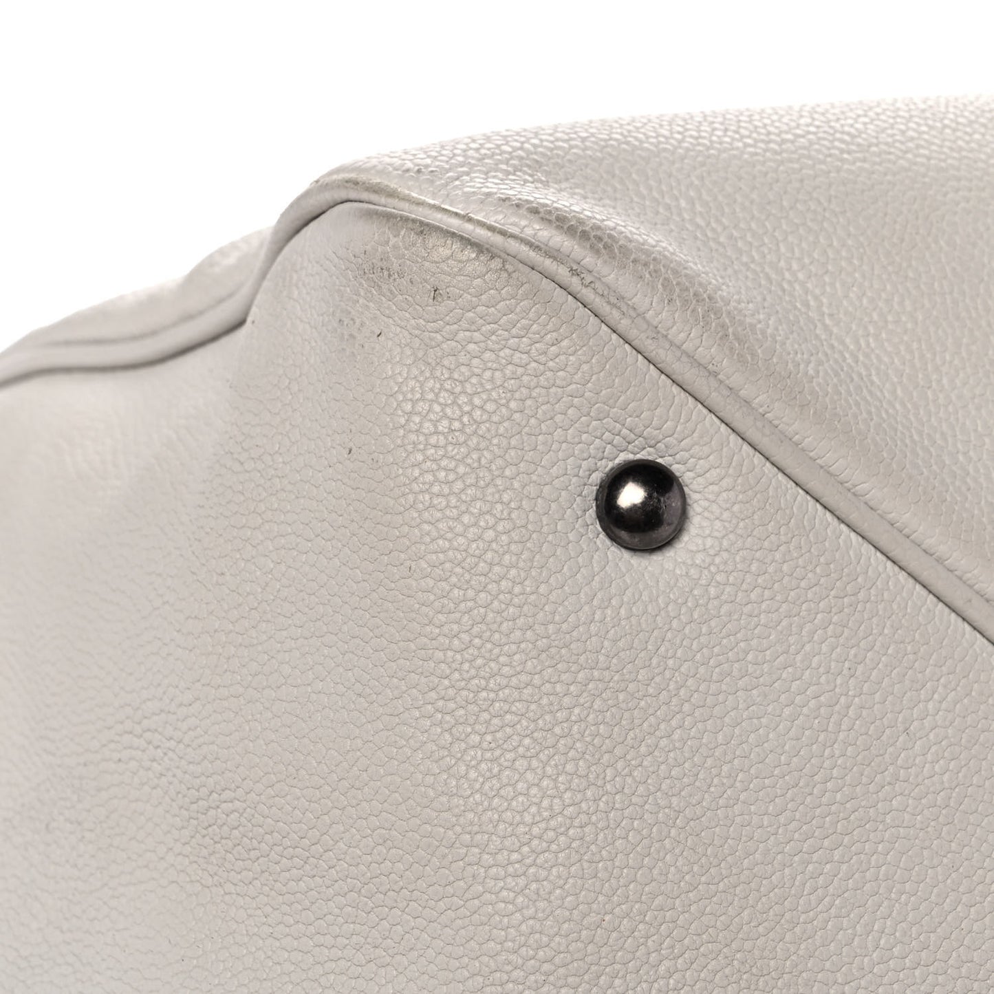 Caviar Timeless CC Shopping Tote White