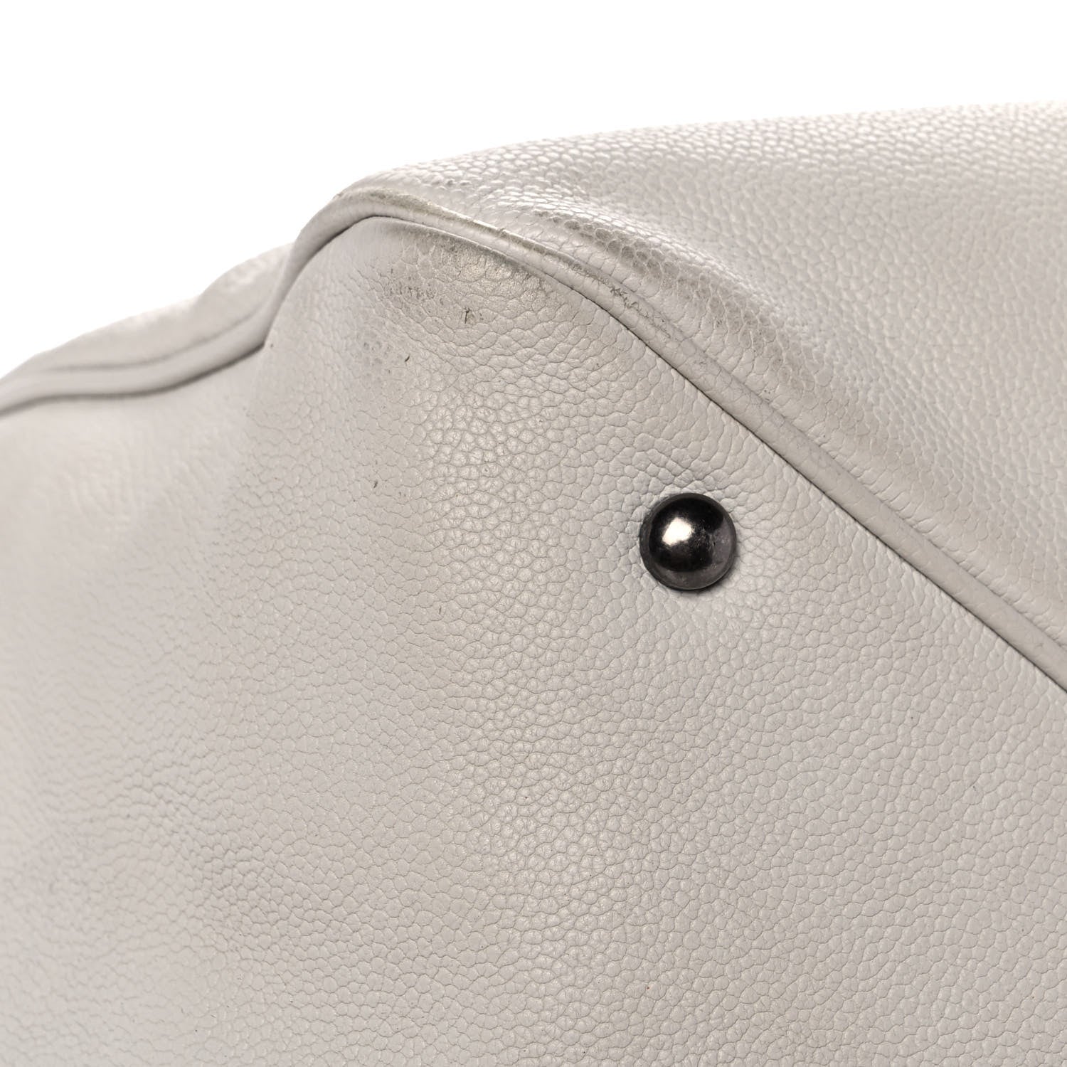 Chanel Caviar Timeless CC Shopping Tote White 8 of 13