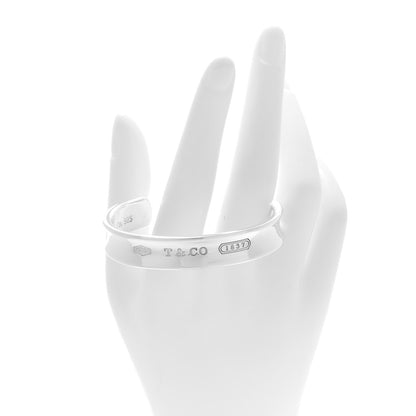 Tiffany Sterling Silver 1837 Cuff Bracelet 2 of 5