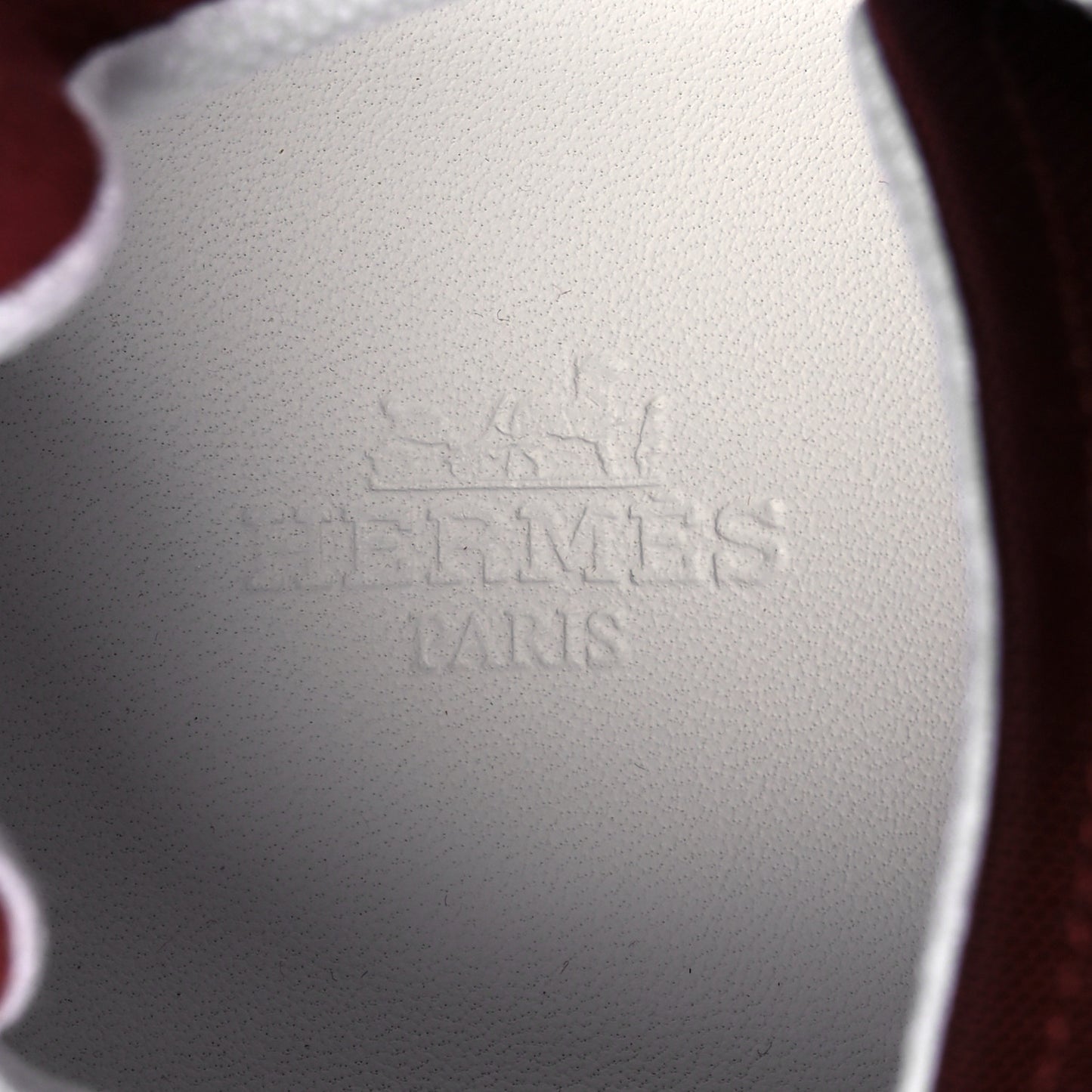 Technical Canvas Calfskin Womens Drive Sneakers 37.5 Bordeaux