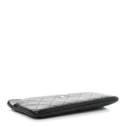 Chanel Caviar Quilted Double Zip Cosmetic Case Black 4 of 9