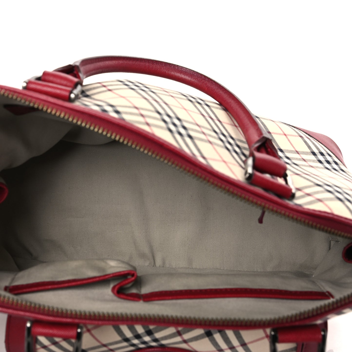 Nova Check Shoulder Bag Red