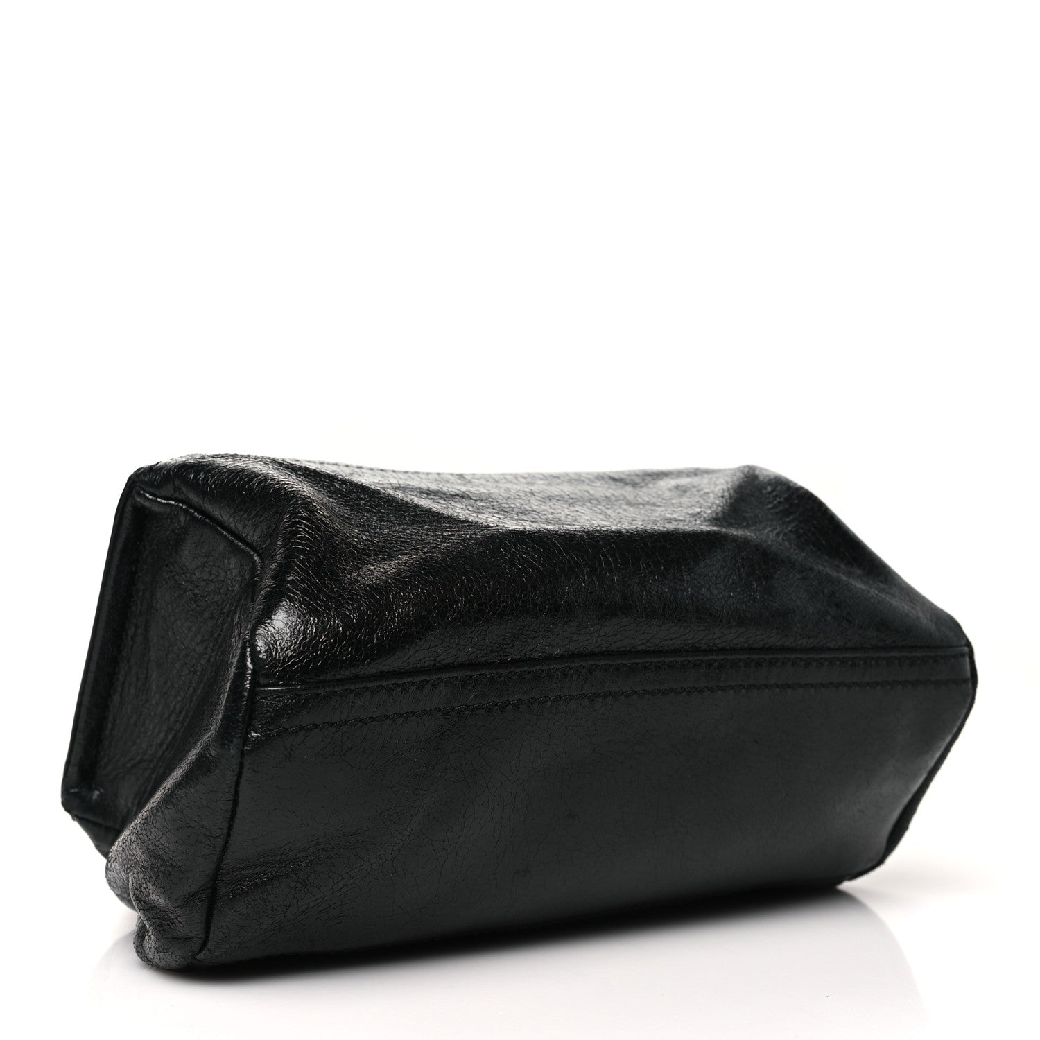 Givenchy Crinkled Patent Deerskin Mini Pandora Black 4 of 11