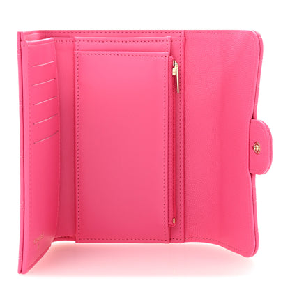 Chanel Caviar Quilted Medium Flap Wallet Pink 5 of 9