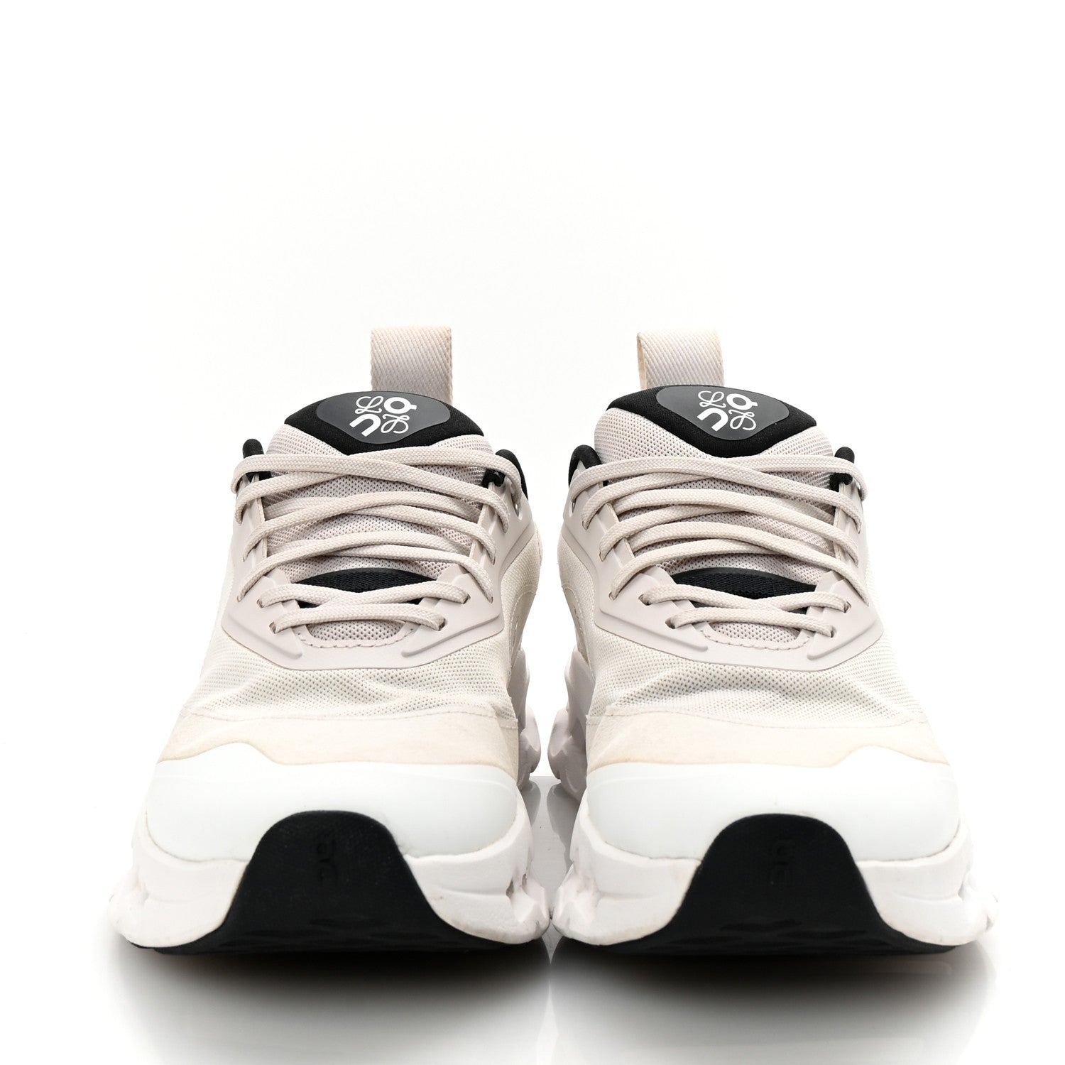 Loewe X ON Recycled Polyester Womens Cloudtilt Sneakers 40 Sand White 3 of 10