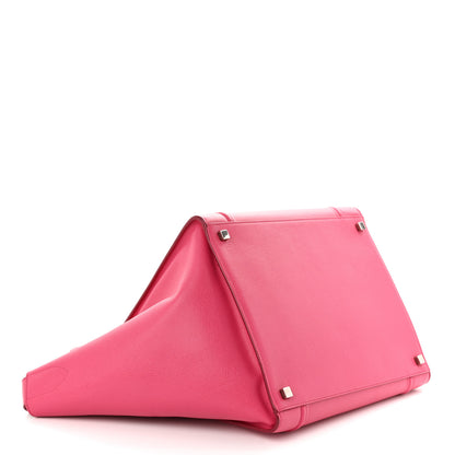 Celine Grained Calfskin Medium Phantom Luggage Fuchsia 4 of 14