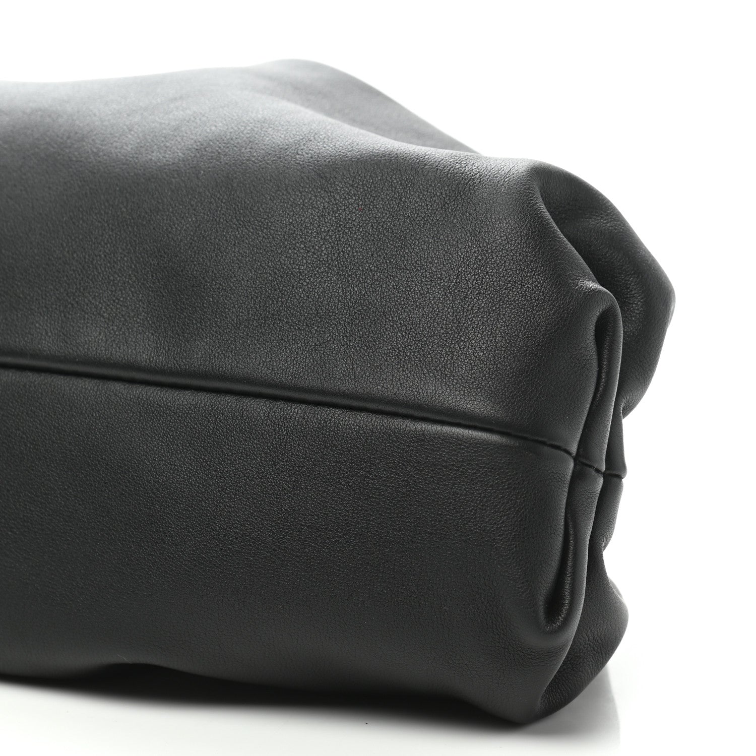 Bottega Veneta Smooth Butter Calf The Pouch Oversized Clutch Black 9 of 9