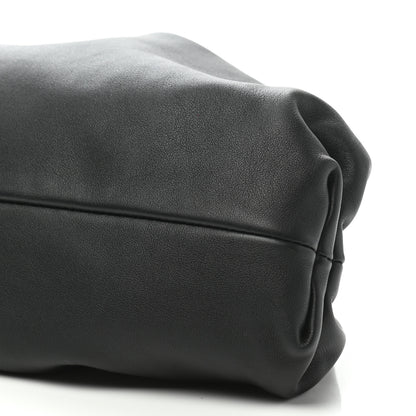 Bottega Veneta Smooth Butter Calf The Pouch Oversized Clutch Black 9 of 9