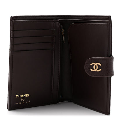 Chanel Caviar Quilted Passport Holder Dark Brown 5 of 9
