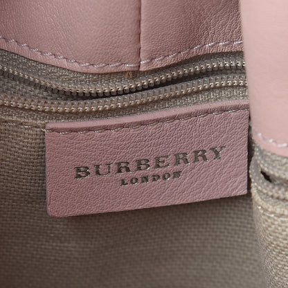 Burberry Calfskin Drawstring Hobo Pink 6 of 9