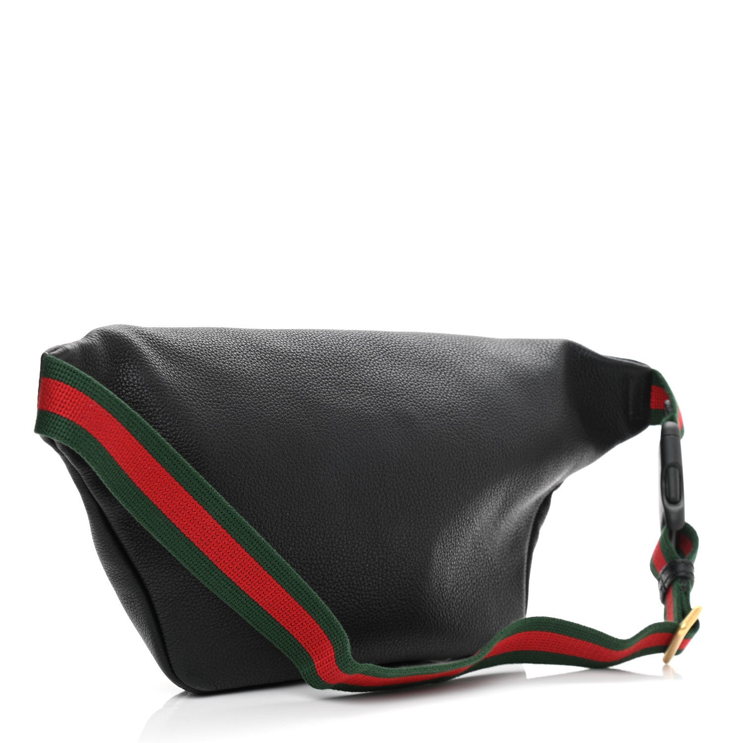 Gucci Grained Calfskin Logo Belt Bag Black 3 of 10
