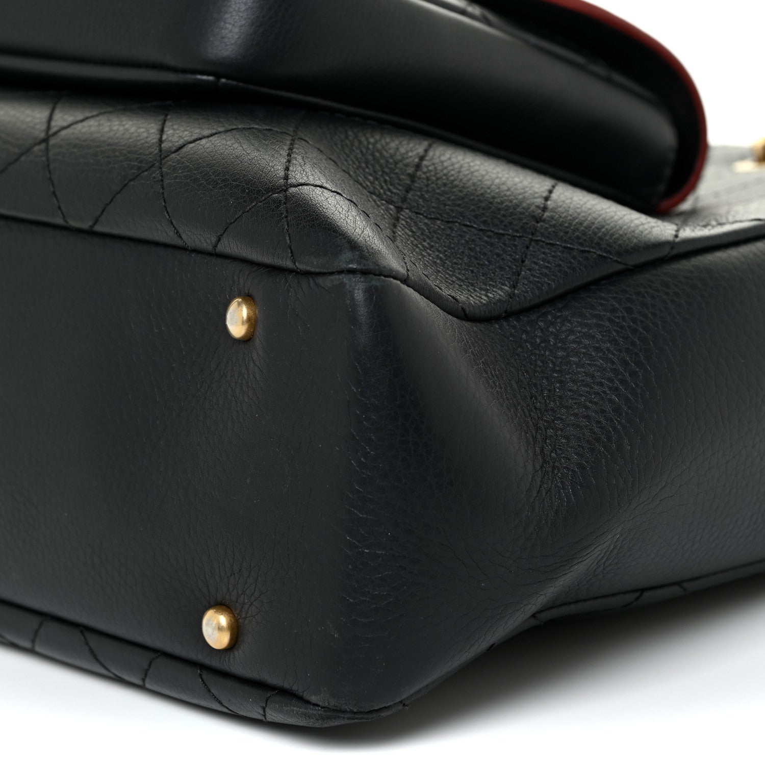 Chanel Calfskin Stitched Archi Chic Large Tote Black 11 of 17