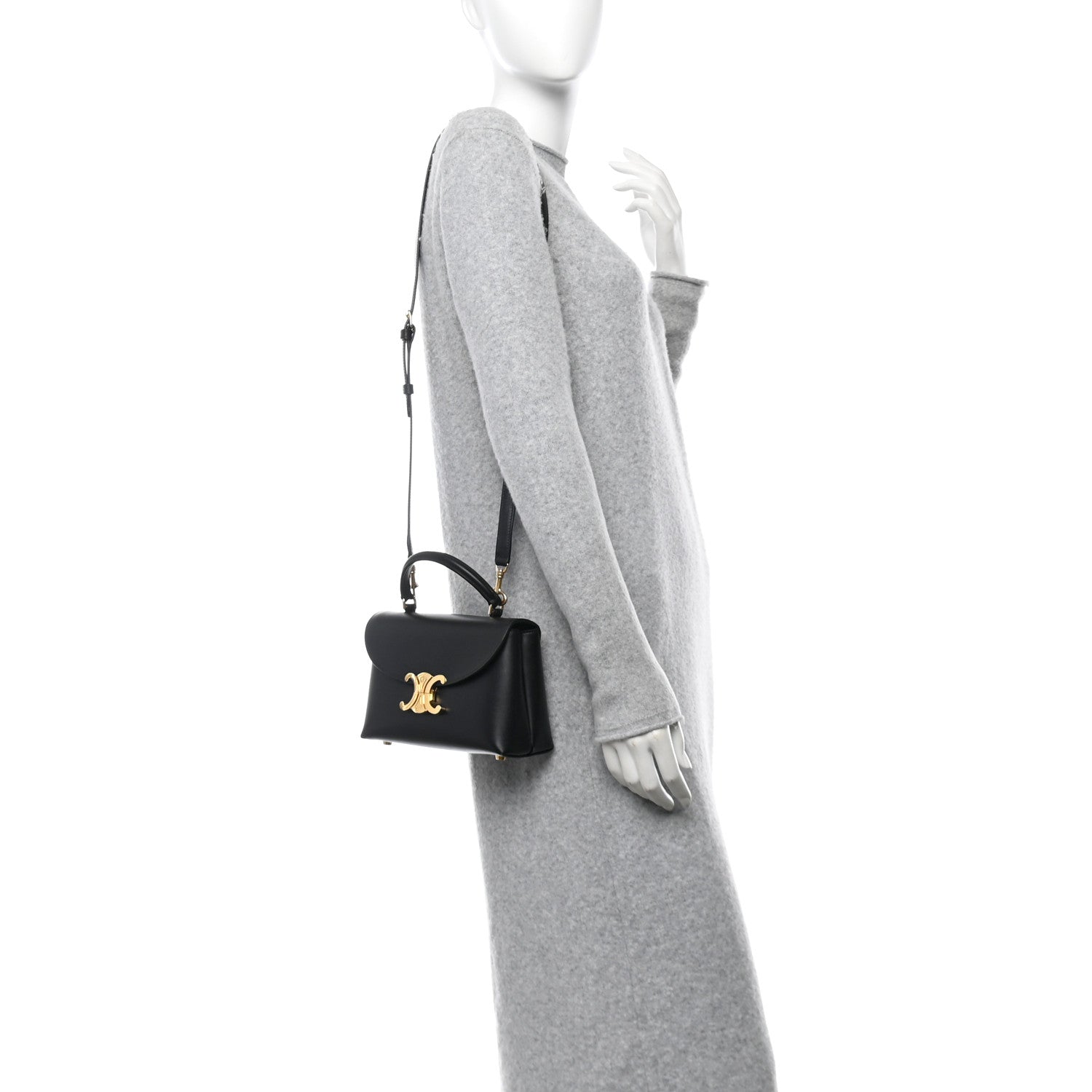 Celine Smooth Satinated Calfskin Teen Nino Black 2 of 14