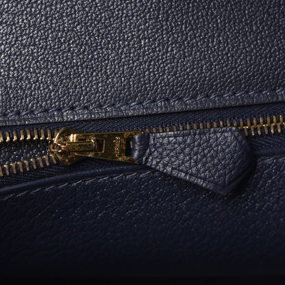 Hermes Togo Birkin 30 Bleu Nuit 25 of 33