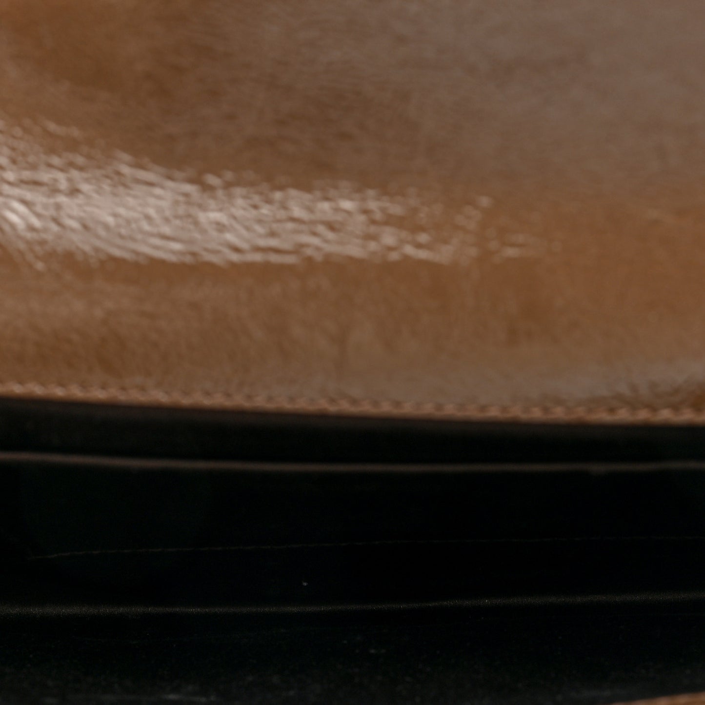 Textured Calfskin Monogram Large Belle De Jour Clutch Beige