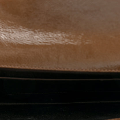 Saint Laurent Textured Calfskin Monogram Large Belle De Jour Clutch Beige 5 of 6