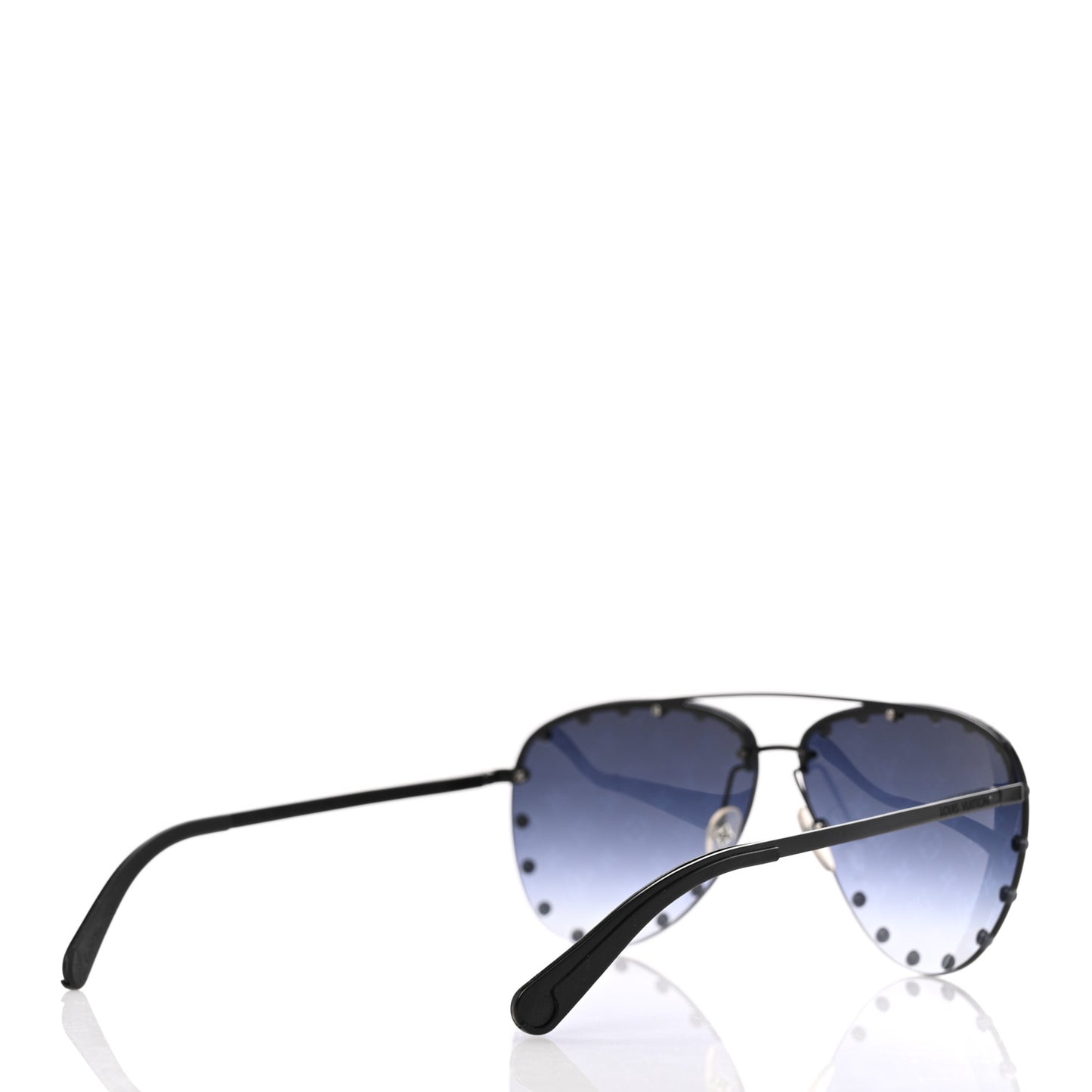 Monogram The Party Aviator Sunglasses Z0973U Black