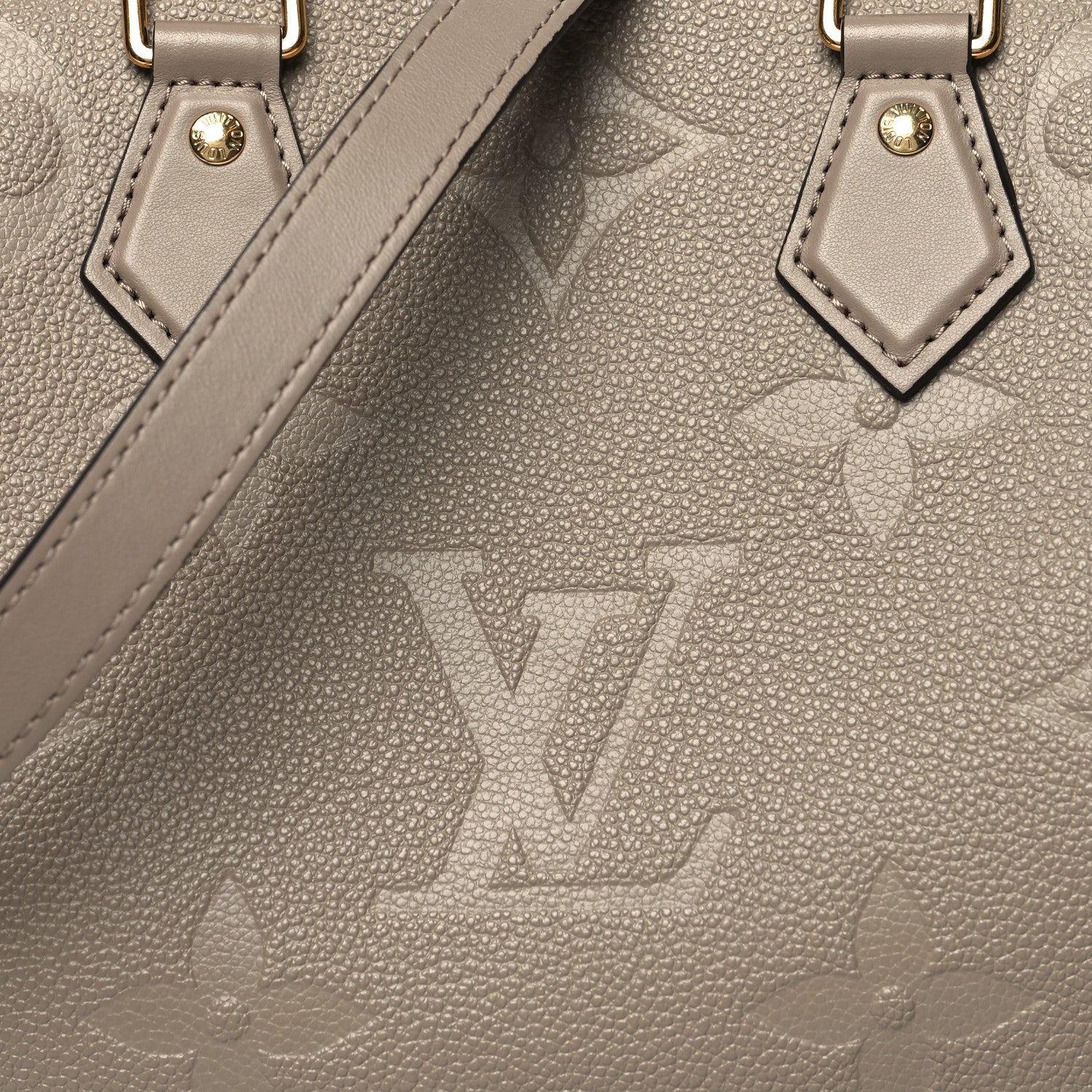 Louis Vuitton Empreinte Monogram Giant Speedy Bandouliere 25 Tourterelle 7 of 12