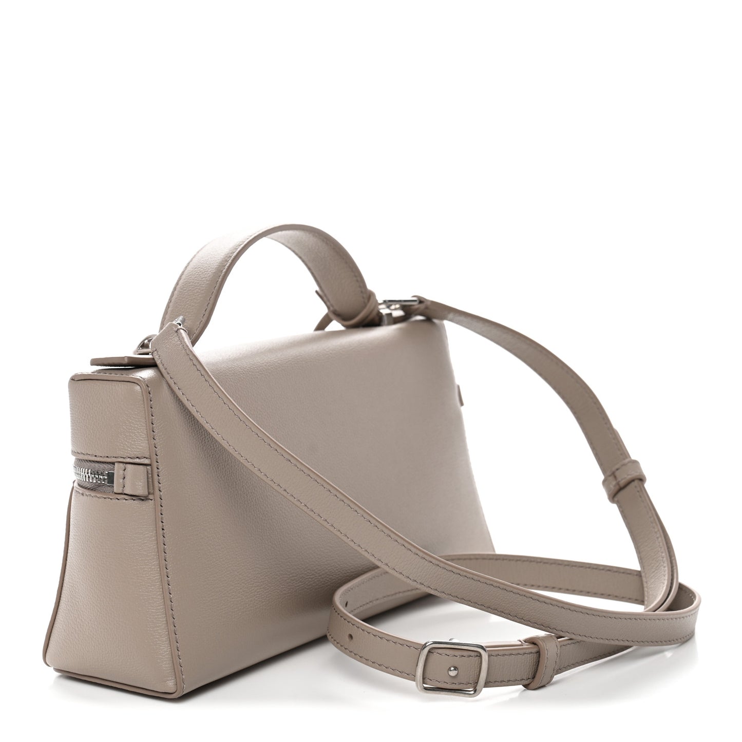 Linen Calfskin L23 Extra Bag Dove