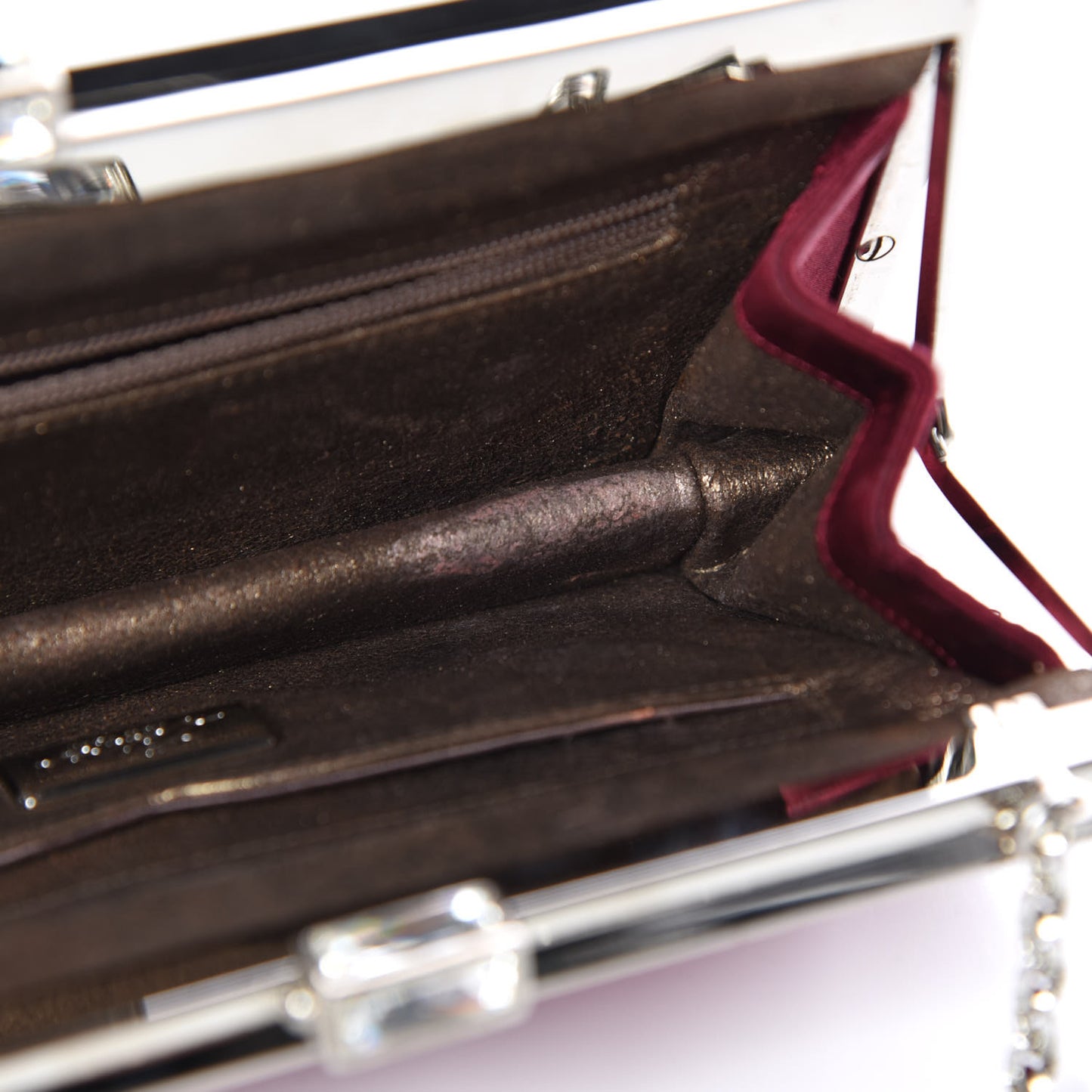 Swarovski Crystal Minaudiere Clutch Pink
