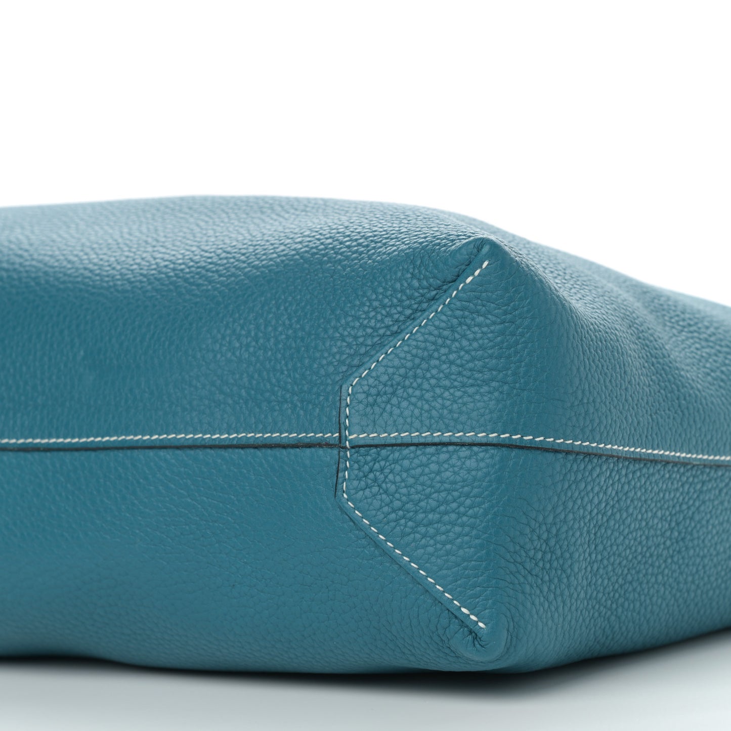 Taurillon Clemence Double Sens 36 Reversible Tote Bleu Sapphire Izmir