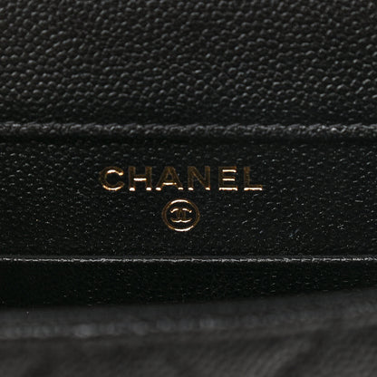 Chanel Caviar Quilted Golden Class Phone Holder Black 5 of 12
