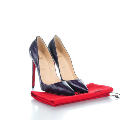 Christian Louboutin Eel Pigalle 120 Pumps 38 Purple 8 of 8