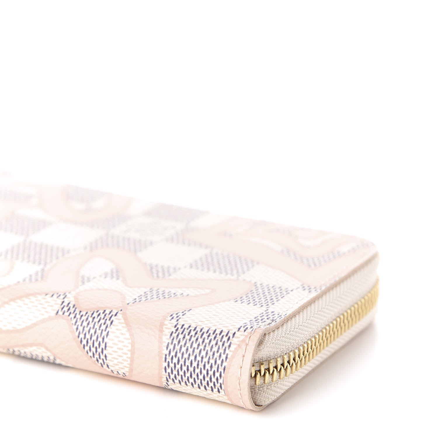 Louis Vuitton Damier Azur Tahitienne Clemence Wallet 6 of 9