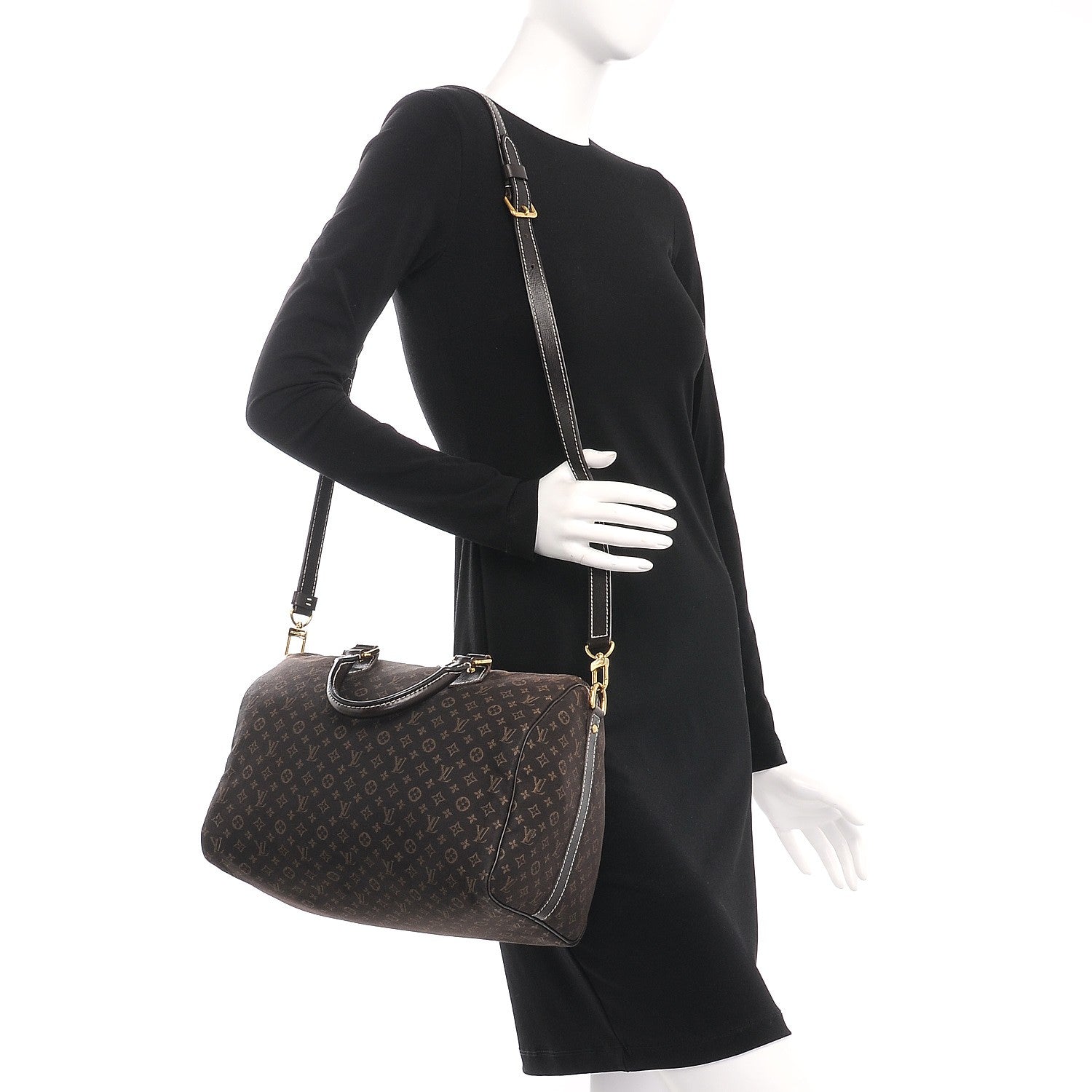 Louis Vuitton Monogram Idylle Speedy Bandouliere 30 Fusain 2 of 9