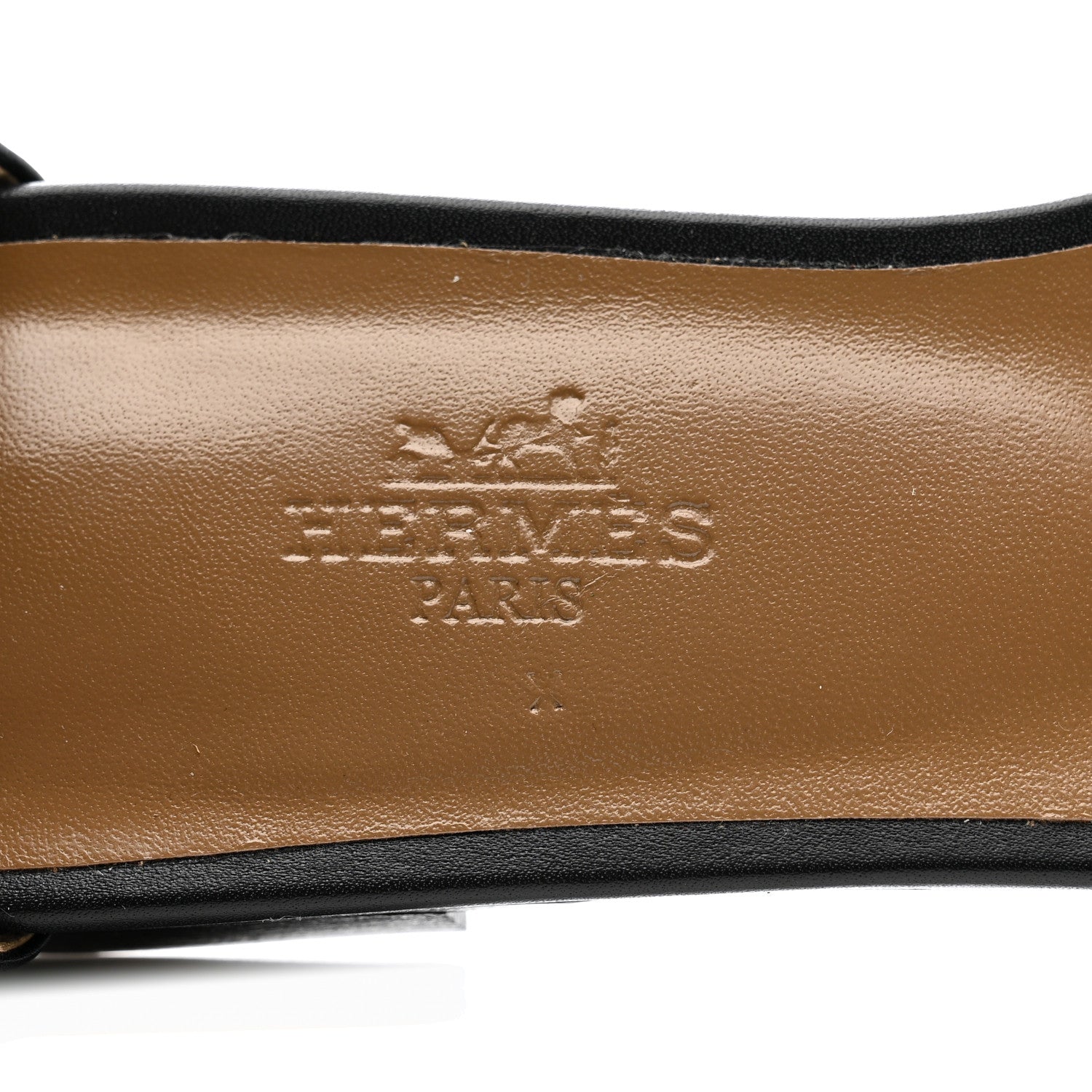 Hermes Heritage Calfskin Baia Sandals 37 Black 8 of 10