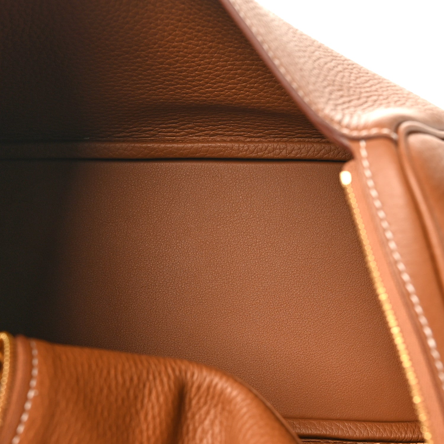 Hermes Taurillon Clemence Lindy 26 Gold 5 of 11