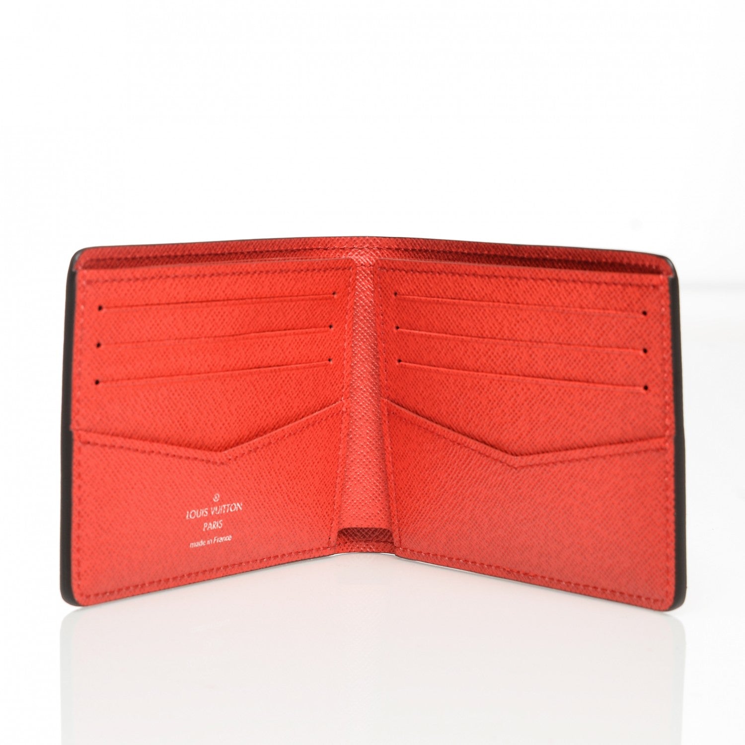 Louis Vuitton X SUPREME Epi Slender Wallet Red 5 of 10