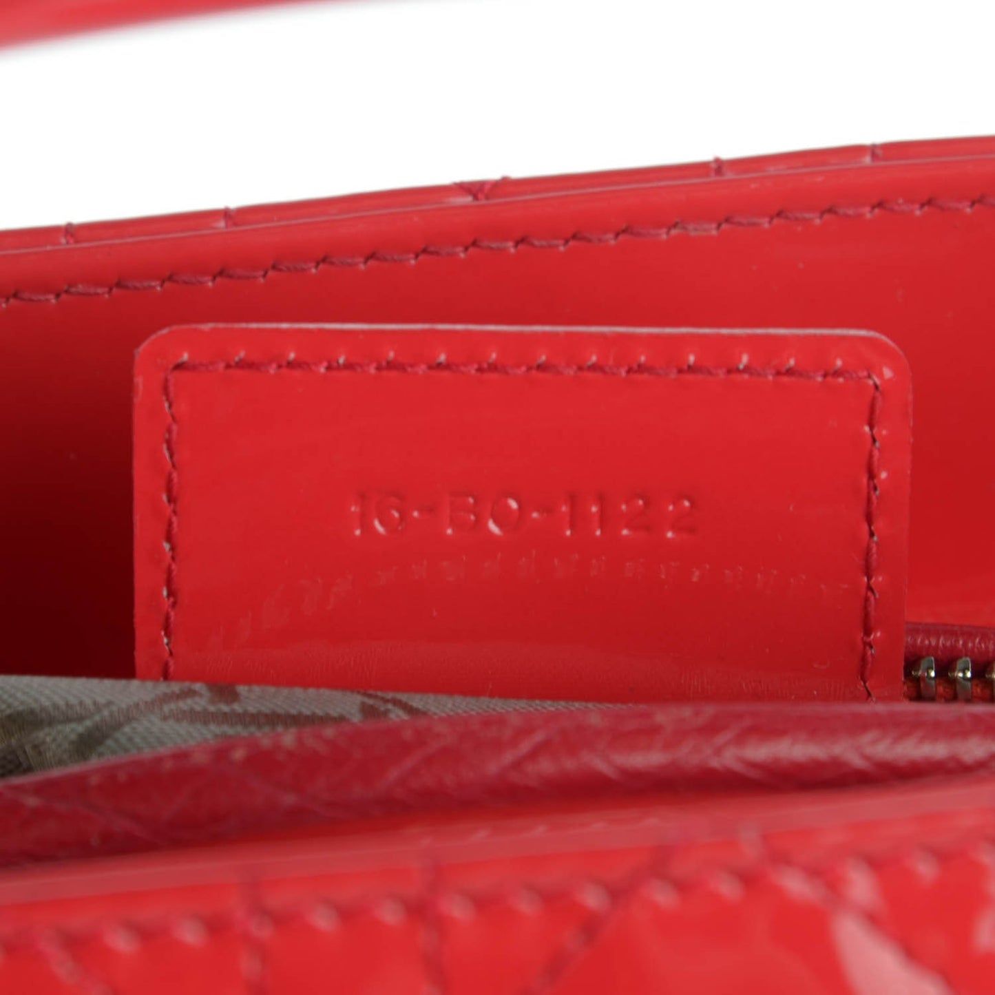 Patent Cannage Medium Lady Dior Light Coral