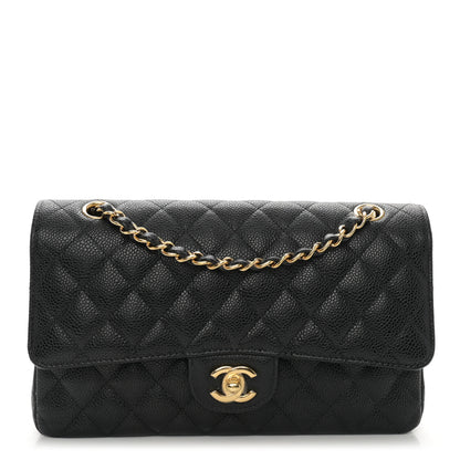 Chanel Caviar Quilted Medium Double Flap Black 1 of 11