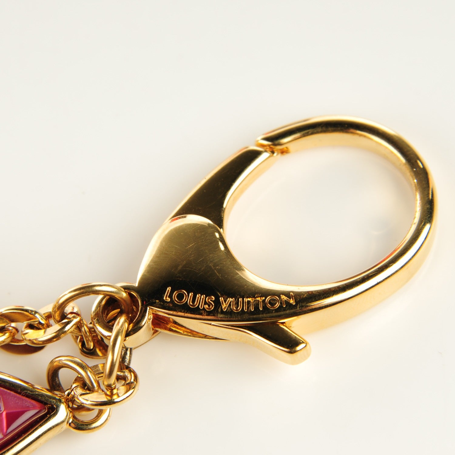 Louis Vuitton Metal Resin Mosaique Bag Charm Rouge Fauviste 3 of 5